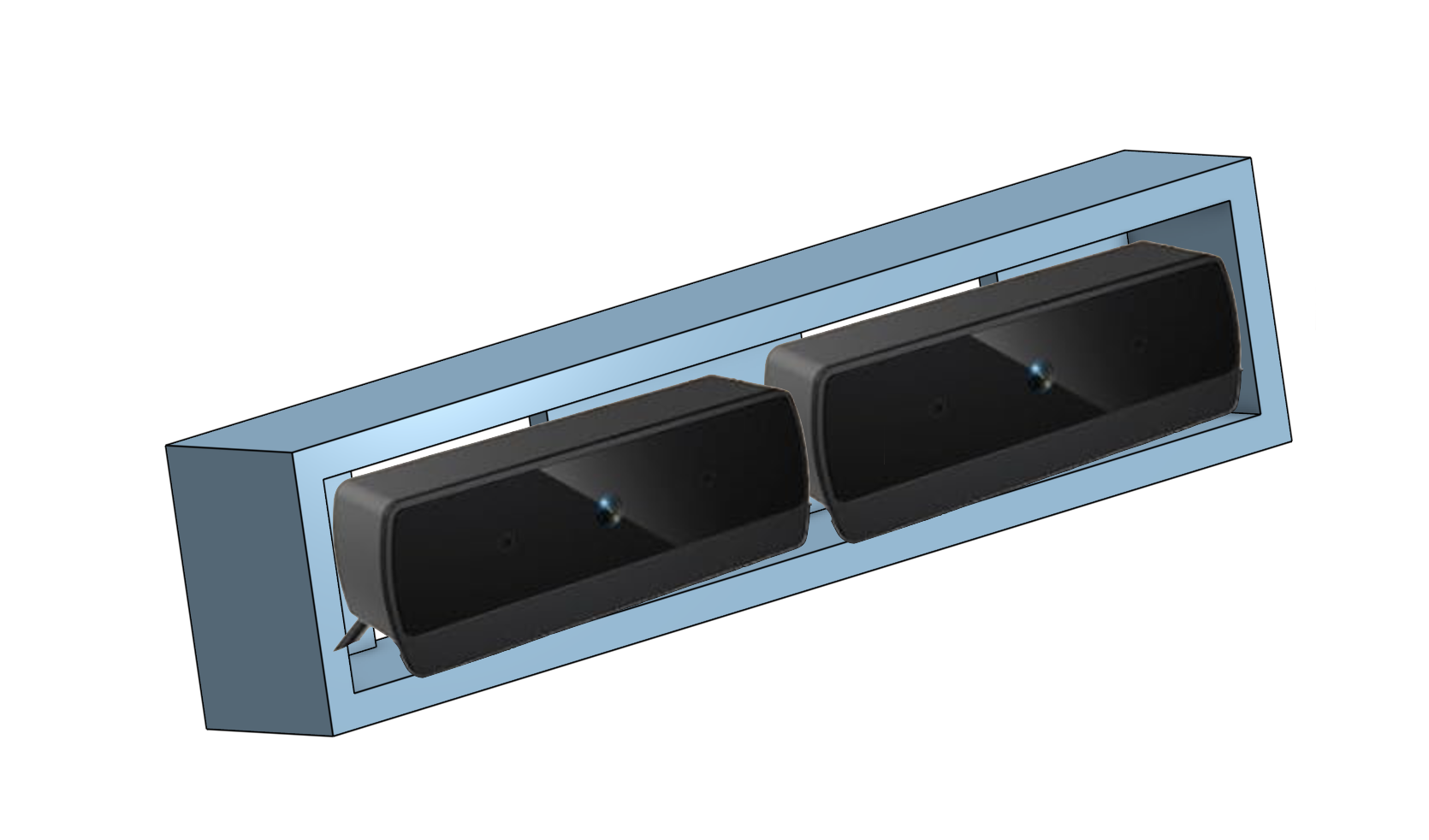 Rectified stereo input pair animation