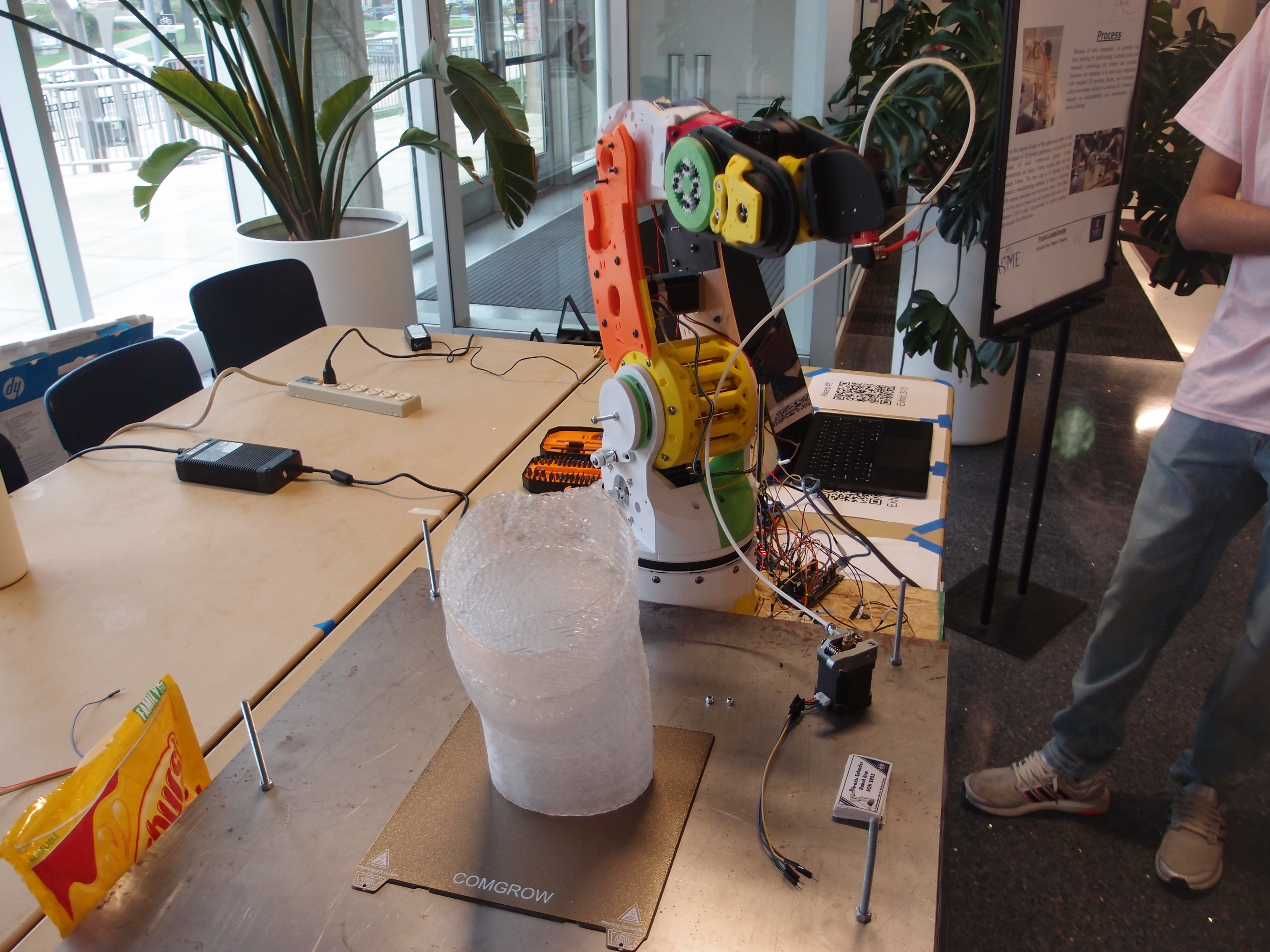 Robotic printing demo